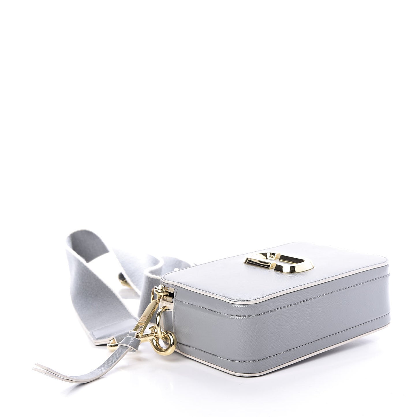 Saffiano Large The Sure Shot Camera Bag Rock Grey