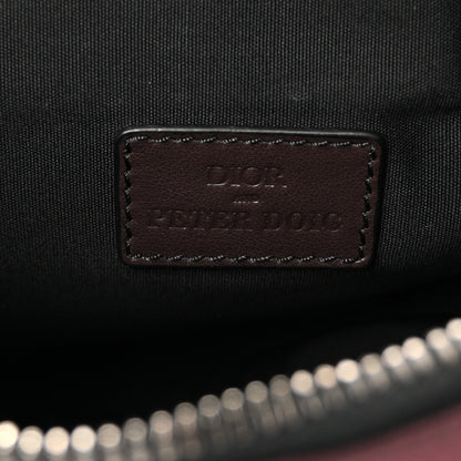 Christian Dior X PETER DOIG Denim Camouflage Saddle Bag Brown 6 of 10