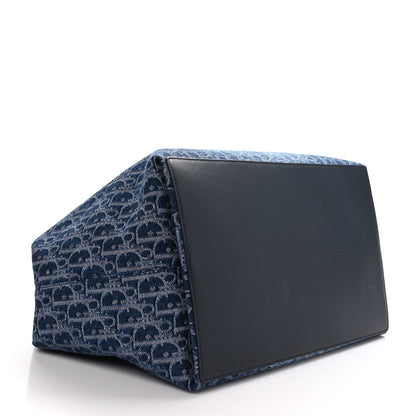 Christian Dior DIOR Denim Jacquard Oblique Large Toujours Blue 4 of 11