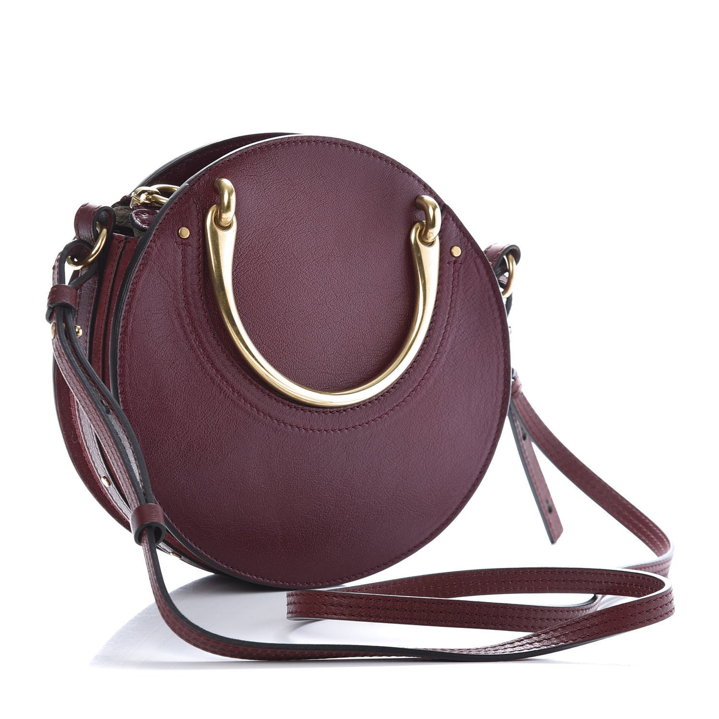 Calfskin Suede Small Pixie Bag Sienna Red