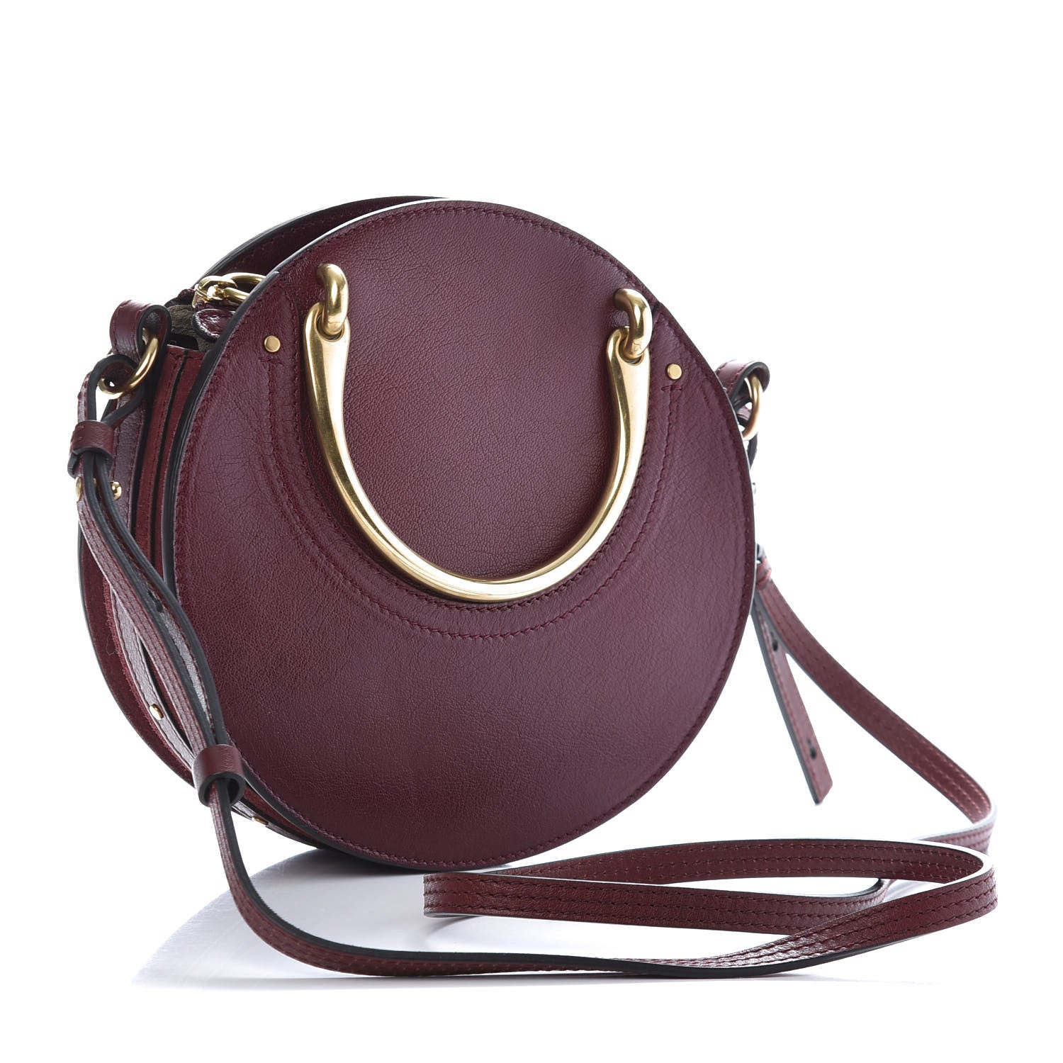 Chloe Calfskin Suede Small Pixie Bag Sienna Red 3 of 10