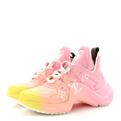 Louis Vuitton Calfskin LV Archlight Sneakers 39.5 Pink 4 of 10