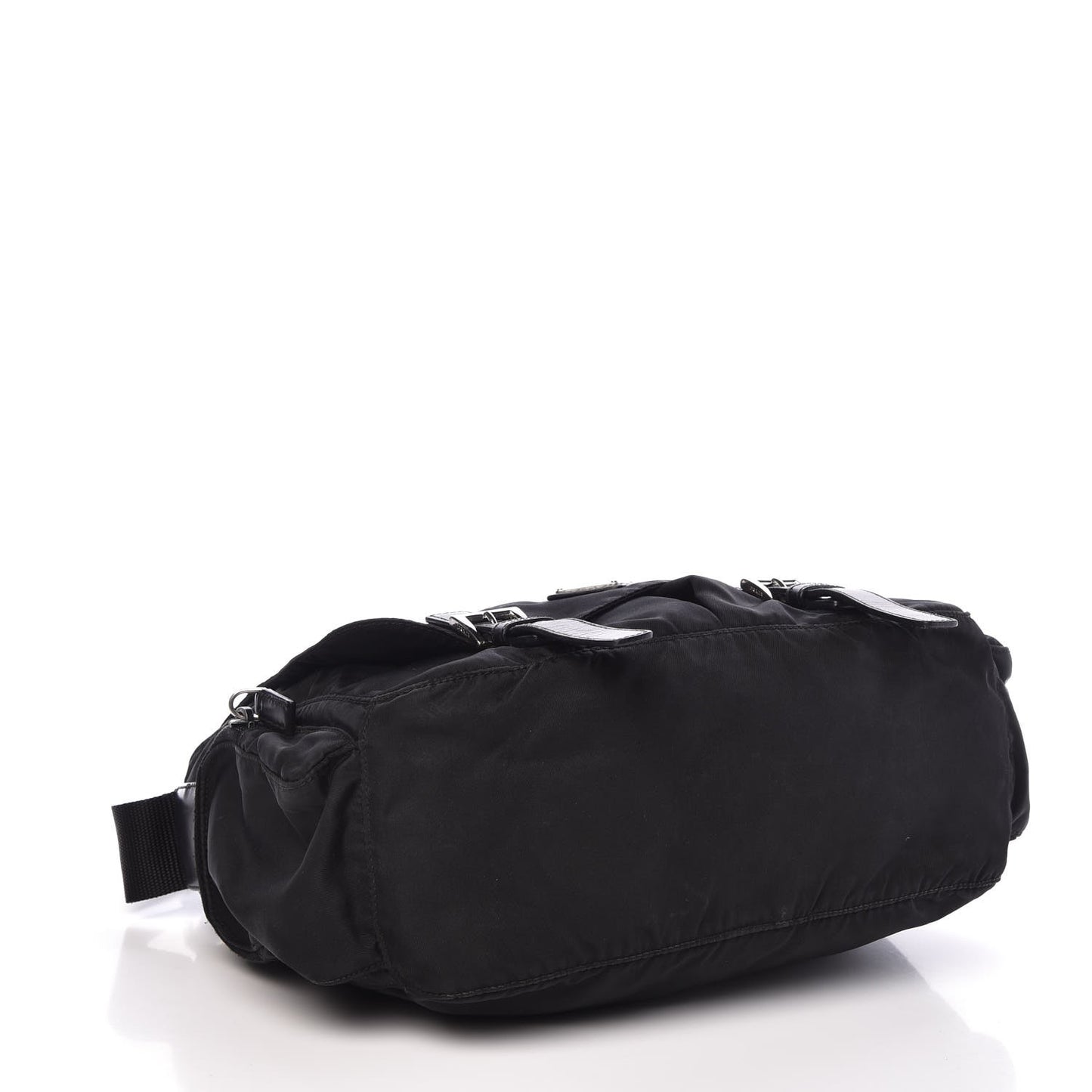 Nylon Vela Messenger Bag Black