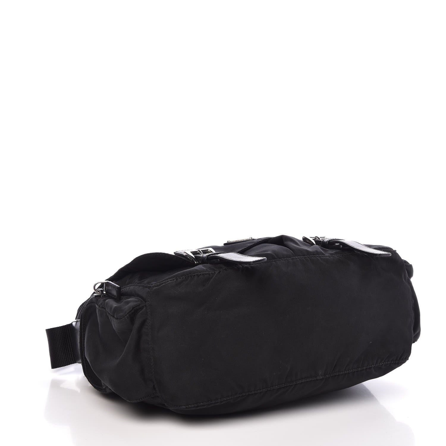 Prada Nylon Vela Messenger Bag Black 4 of 7