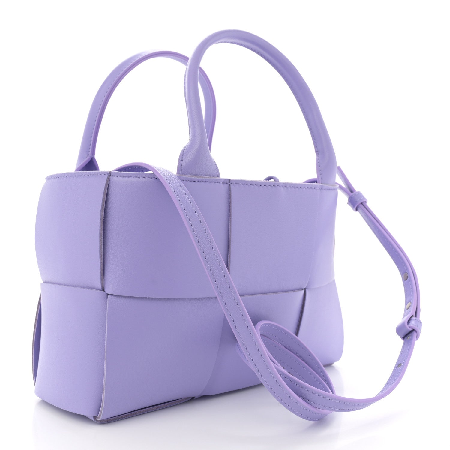 Bottega Veneta Nappa Maxi Intreccio Mini Arco Tote Wisteria 4 of 12