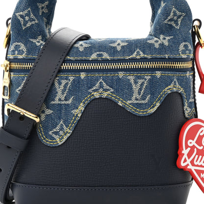 Louis Vuitton X NIGO Taurillon Monogram Denim Japanese Cruiser Blue 7 of 10