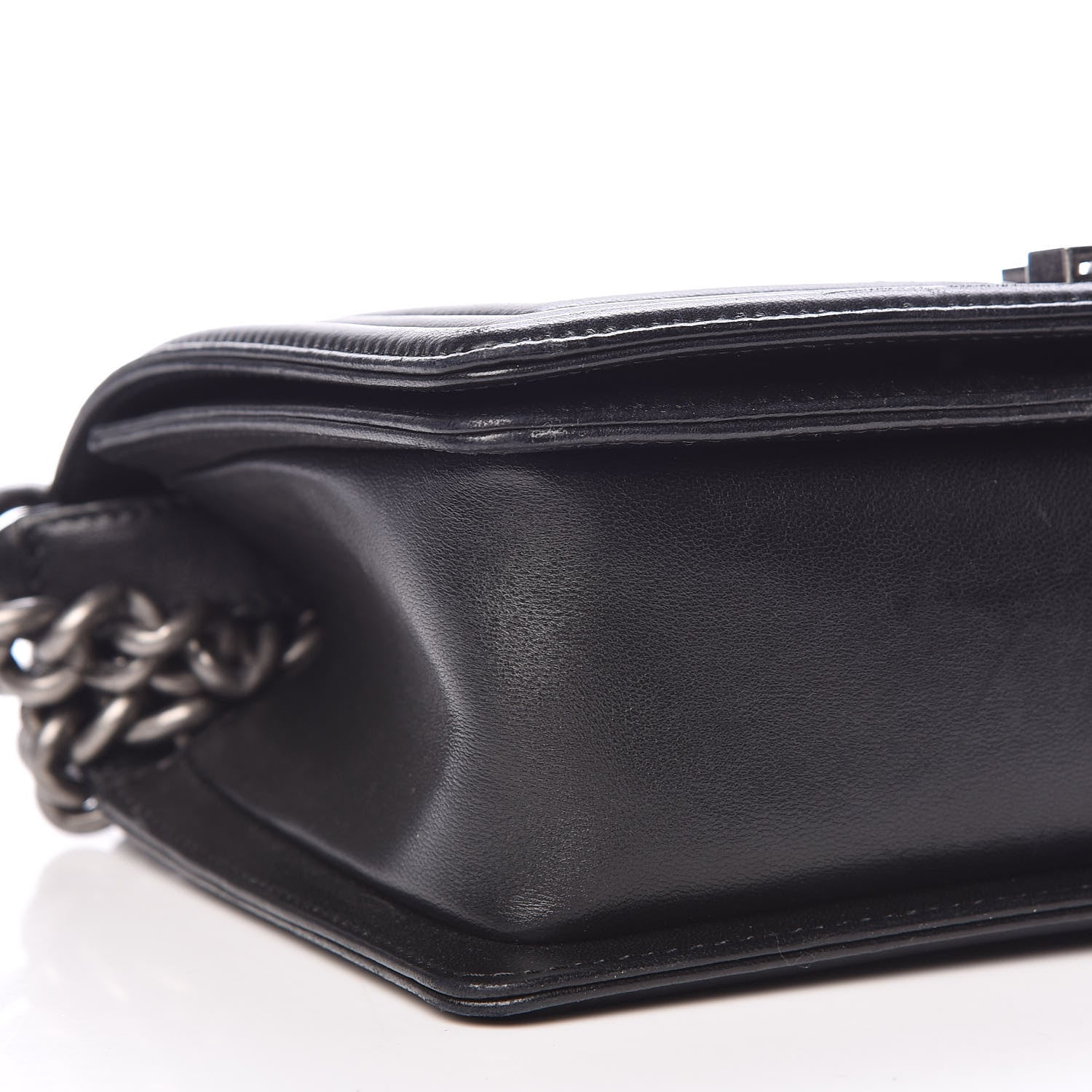 Chanel Lambskin Quilted Medium Boy Flap Black 6 of 21