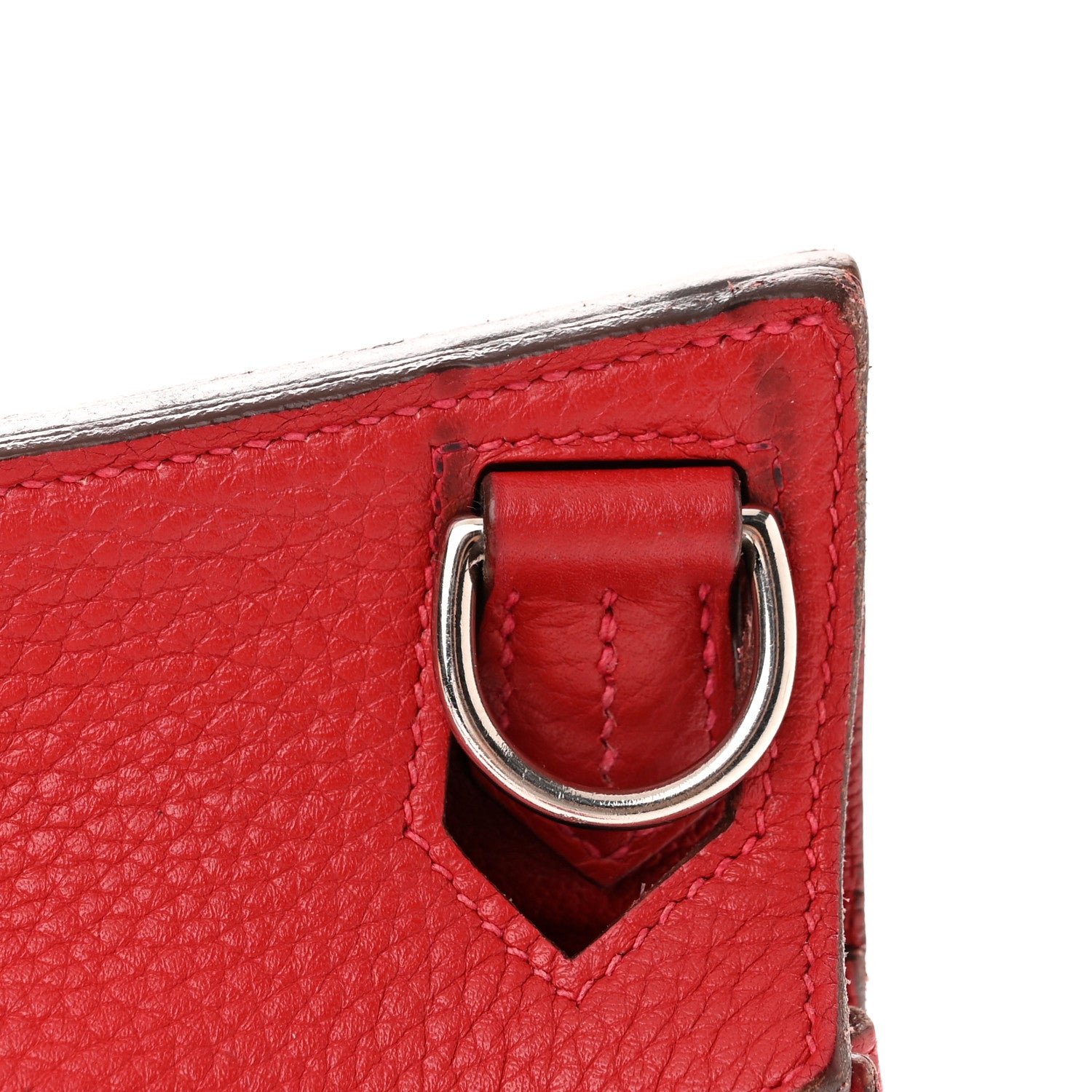 Hermes Taurillon Clemence Jypsiere 28 Rouge Casaque 12 of 13