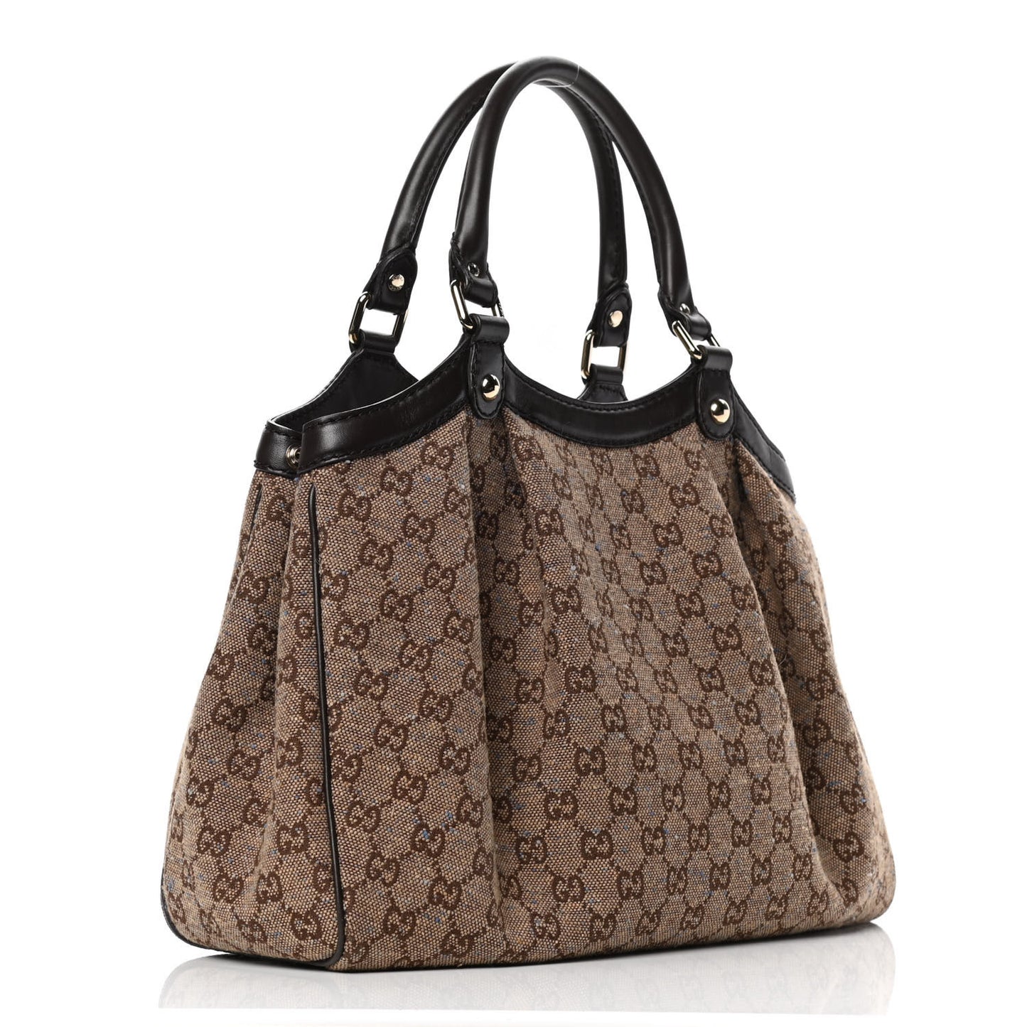 Monogram Medium Sukey Tote Dark Brown