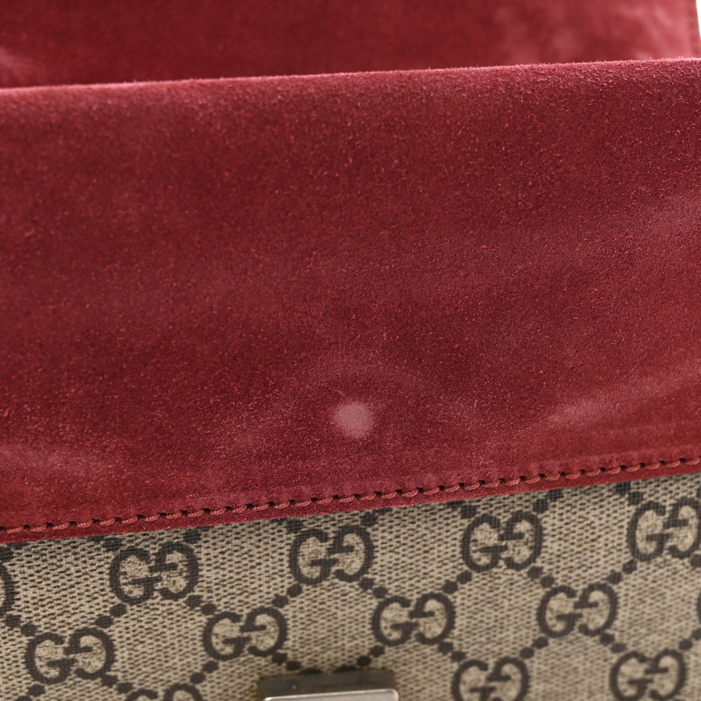 GG Supreme Monogram Blooms Mini Dionysus Shoulder Bag Beige Multicolor Dry Rose