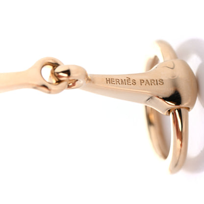 Hermes Permabrass Mors Scarf Ring Gold 3 of 4