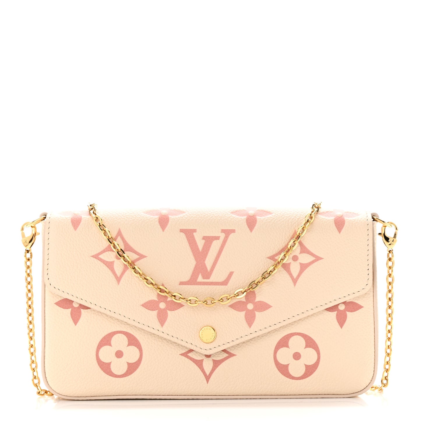 Empreinte Monogram Giant By The Pool Felicie Pochette Chain Wallet Creme Rose Trianon