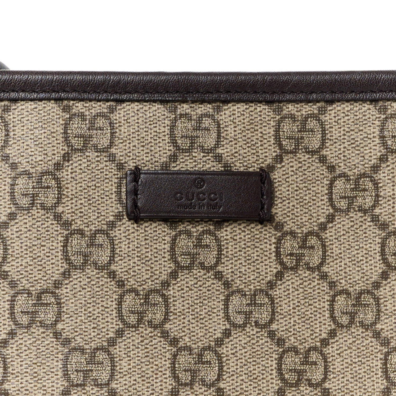 Gucci GG Plus Monogram Medium Flat Messenger Bag Dark Brown 10 of 13