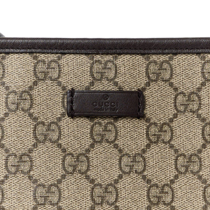 Gucci GG Plus Monogram Medium Flat Messenger Bag Dark Brown 10 of 13