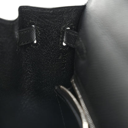 Hermes Epsom Kelly Sellier 25 Black 5 of 11