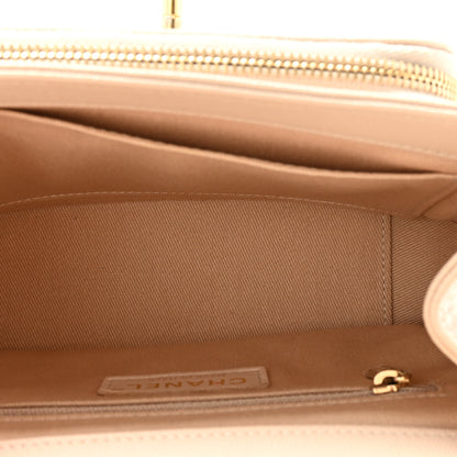 Chanel Caviar Quilted Small Business Affinity Flap Beige 5 of 12