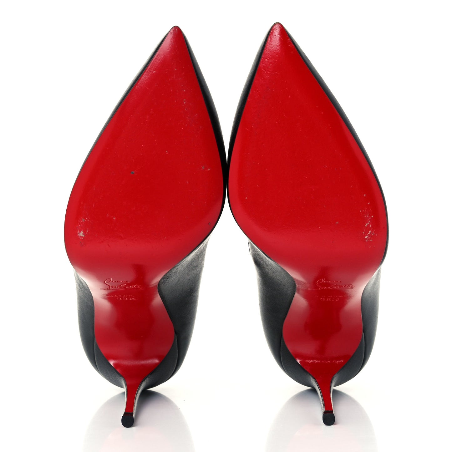 Shiny Nappa Pigalle Follies 100 Pumps 38.5 Black