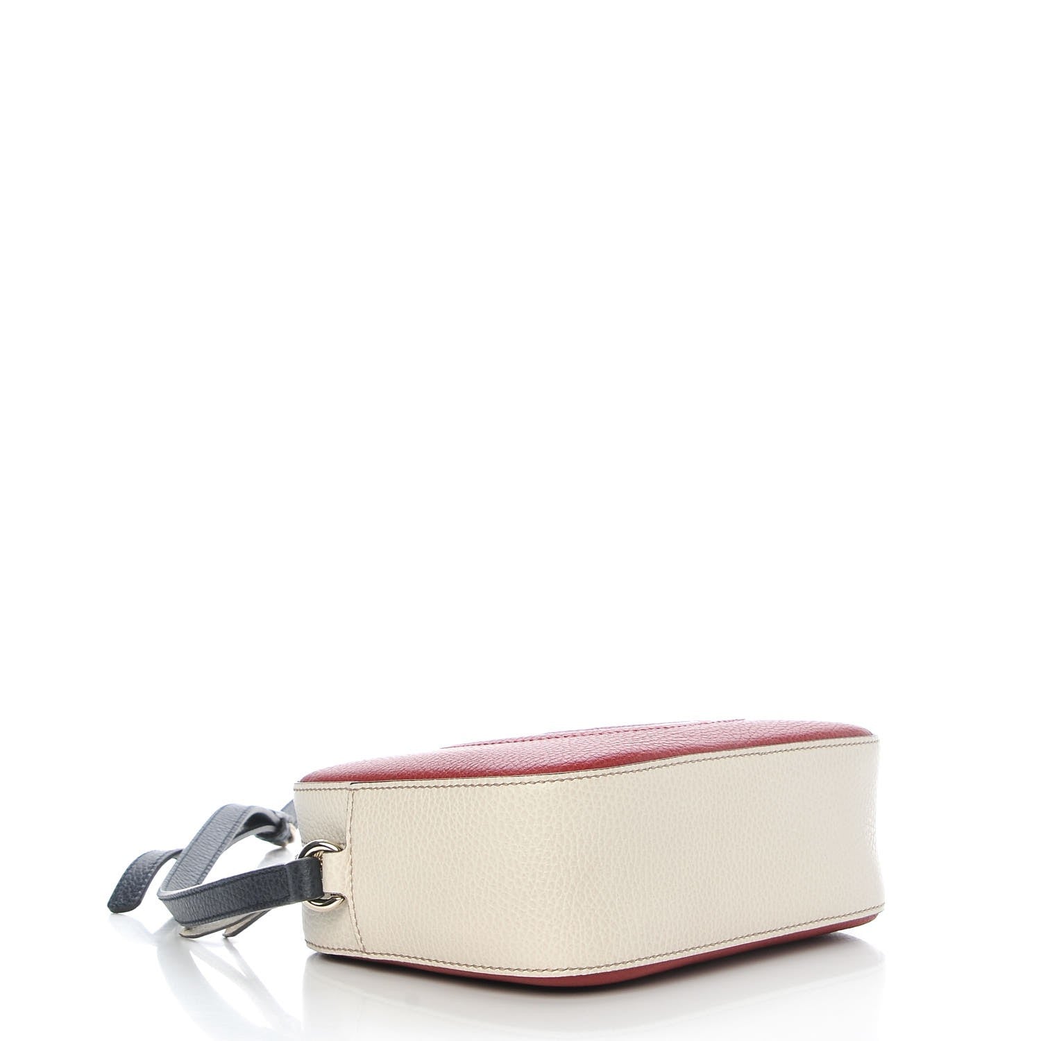 Gucci Dollar Calfskin Small Soho Disco Bag Hibiscus Red Mystic White Blue 4 of 7