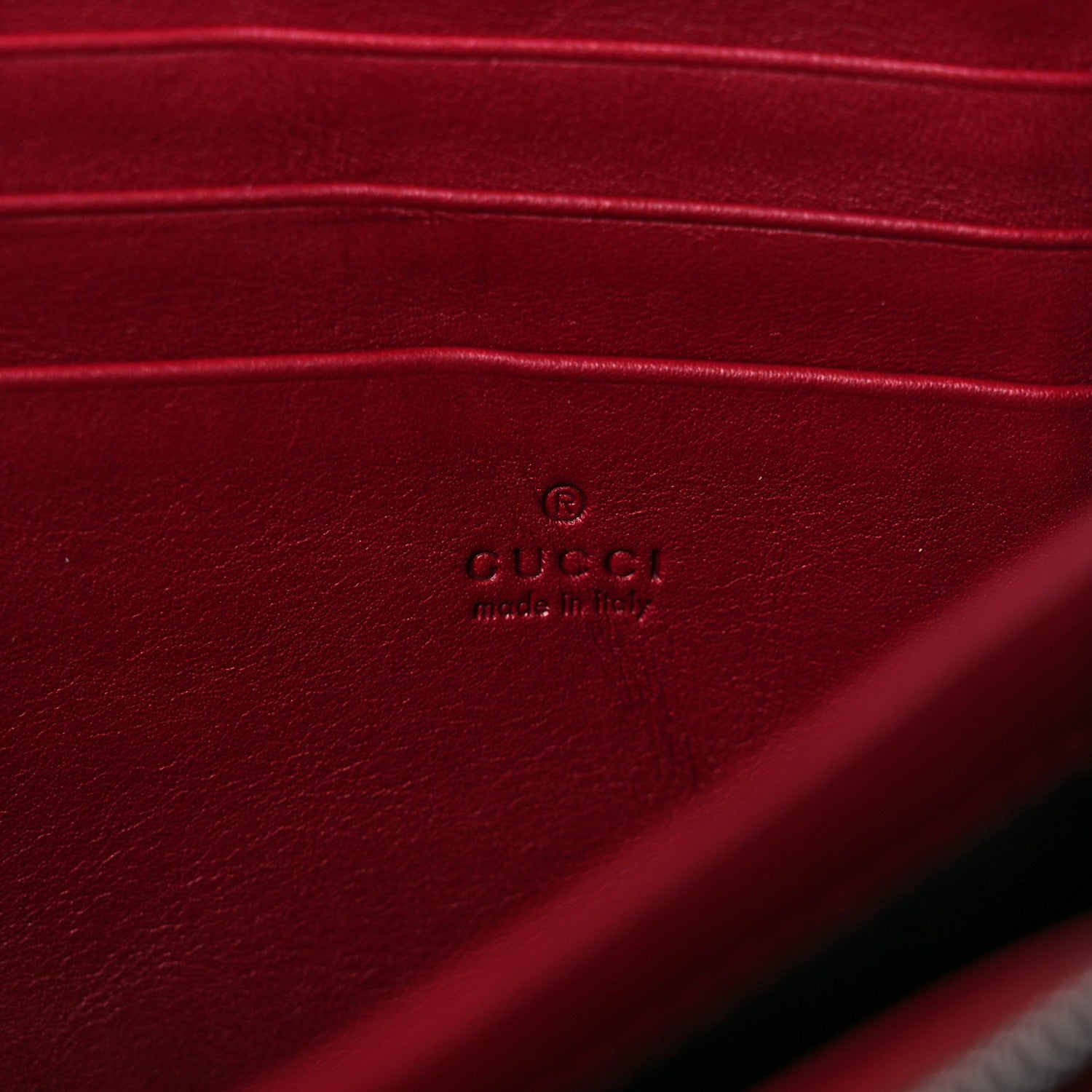 Gucci Velvet GG Monogram Mini Dionysus Chain Wallet Red Cipria 6 of 12