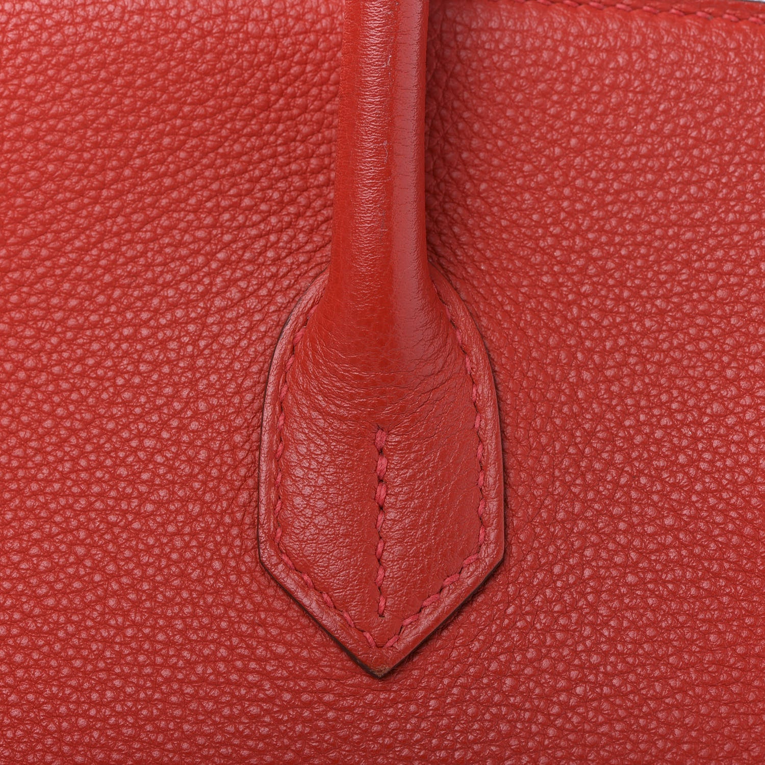 Hermes Togo Birkin 35 Vermillion 10 of 34