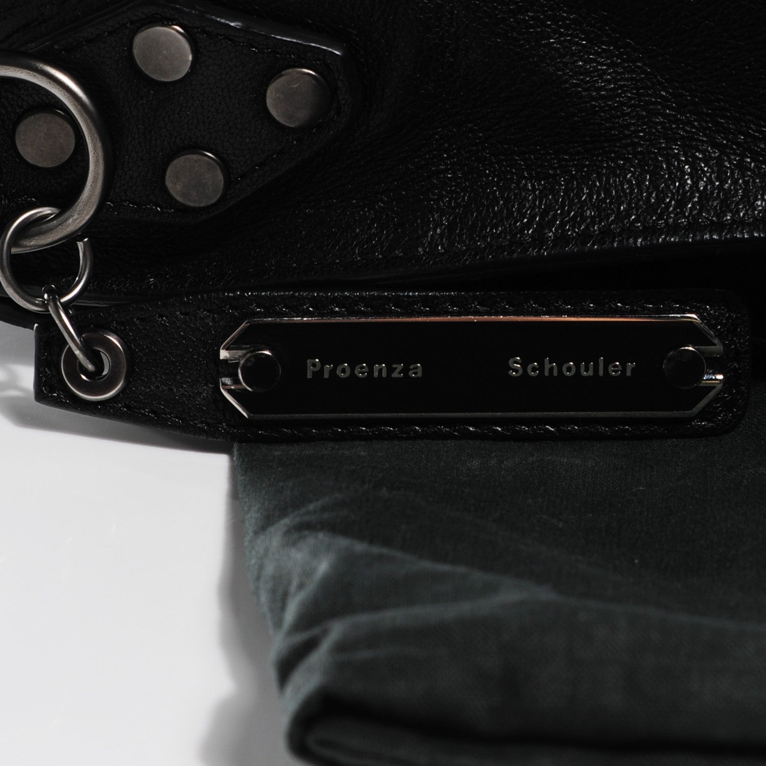 Proenza Schouler Lambskin Medium PS1 Satchel Black 18 of 25