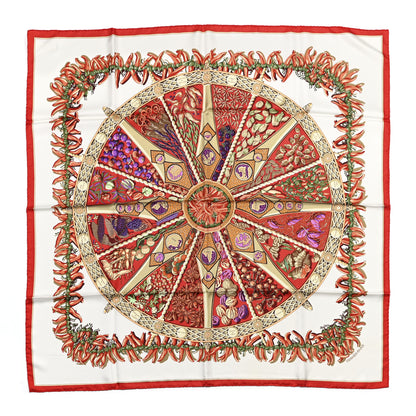 Hermes Silk Aux Pays Des Epices Scarf 90 1 of 5