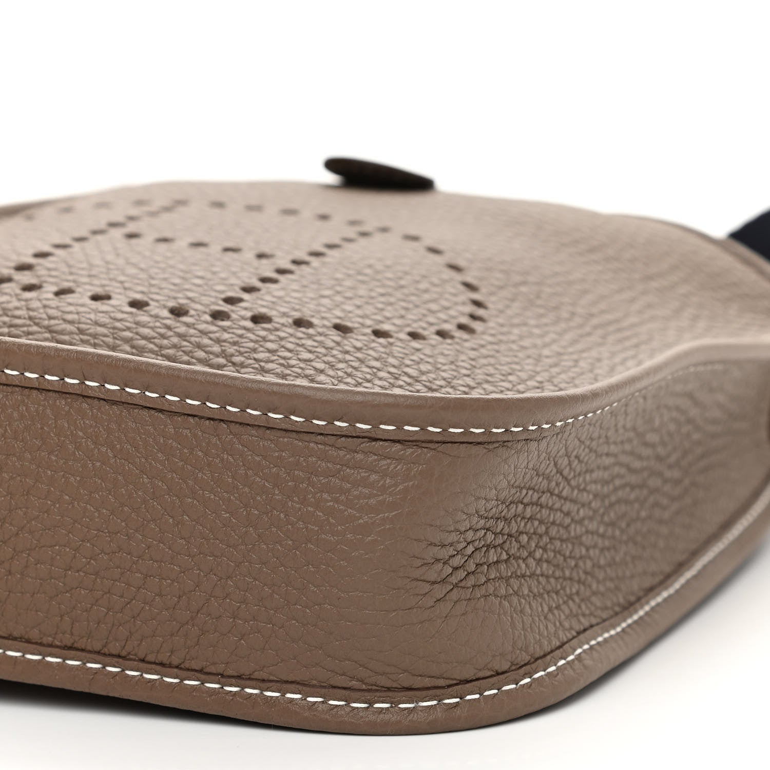 Hermes Taurillon Clemence Amazone Evelyne TPM Etoupe Bleu Indigo 9 of 10