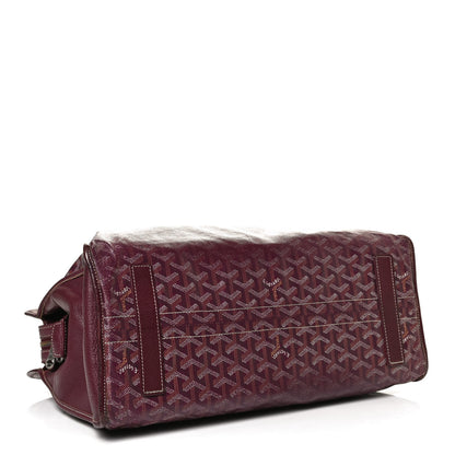 Goyard Goyardine Sac Hardy Pet Carrier PM Burgundy 4 of 11