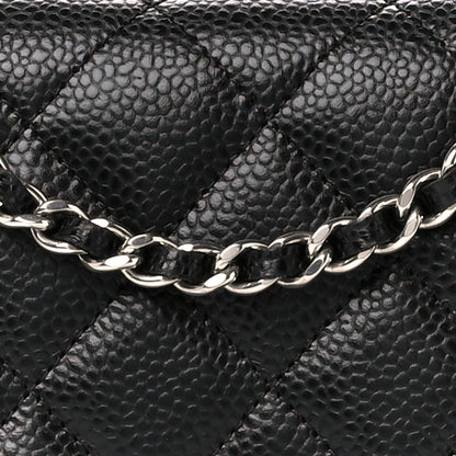 Chanel Caviar Quilted Wallet On Chain WOC Black 9 of 12