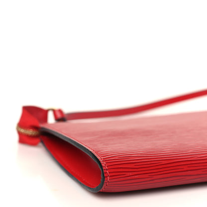 Louis Vuitton Epi Pochette Accessories 24 Castillan Red 7 of 8
