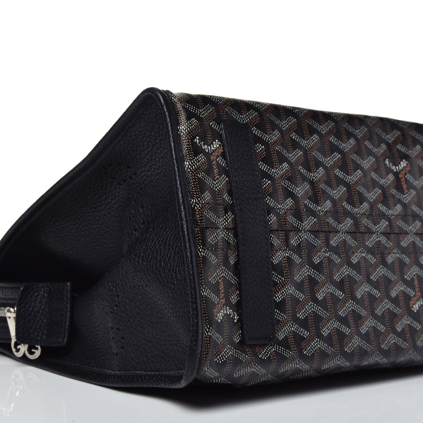 Goyardine Sac Hardy Pet Carrier PM Black