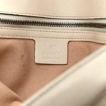 Gucci Calfskin Matelasse Small GG Marmont Shoulder Bag White 6 of 13