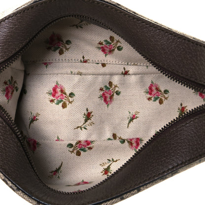 Gucci GG Supreme Monogram Web Neo Vintage Shoulder Bag Beige New Acero Crop 5 of 11