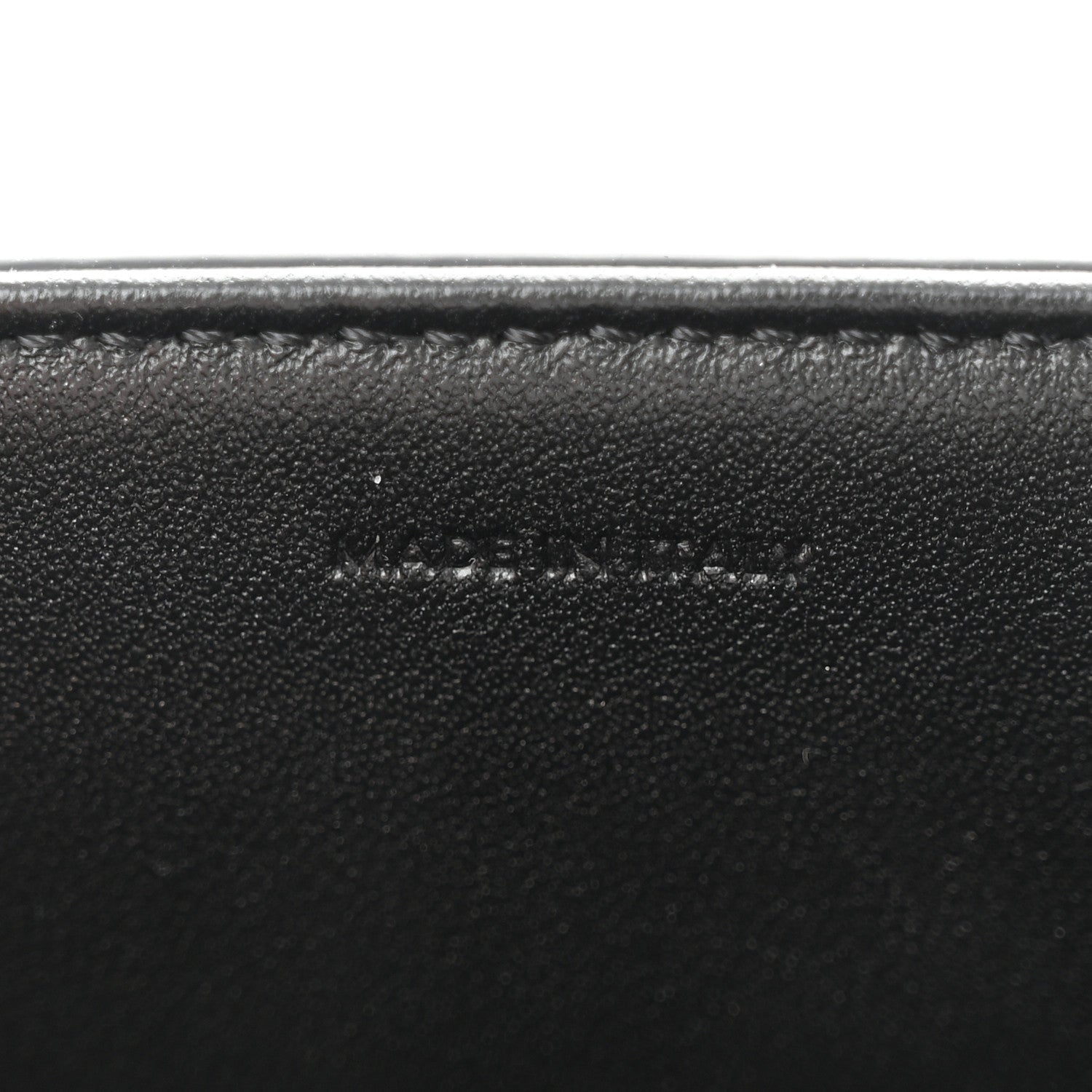 Celine Satinated Calfskin Mini 16 Top Handle Bag Black 6 of 11