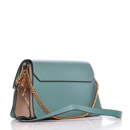 Givenchy Sugar Goatskin Small GV3 Shoulder Bag Light Blue Tan 3 of 9