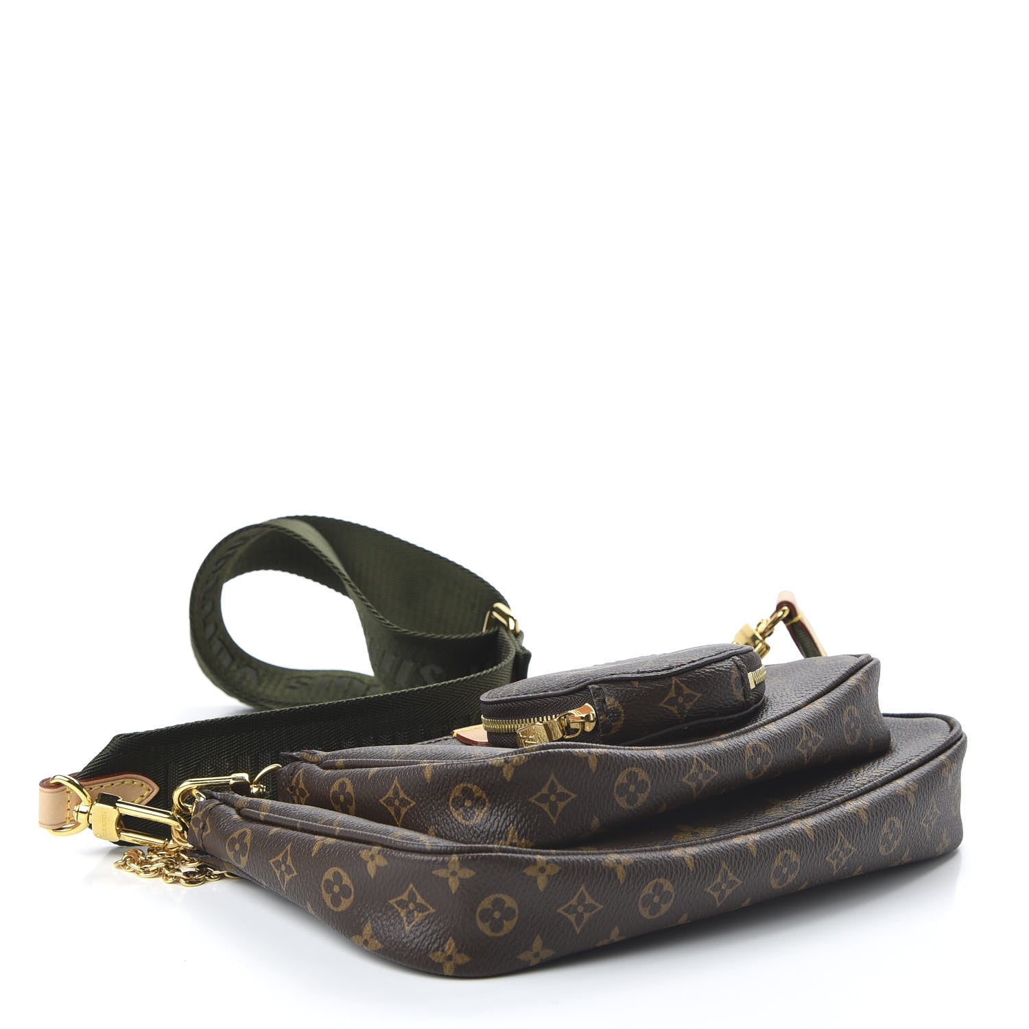 Louis Vuitton Monogram Multi Pochette Accessories Kaki 4 of 11