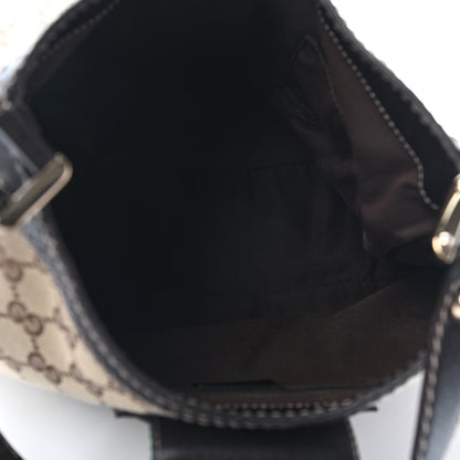 Gucci Monogram Medium New Ladies Web Hobo Dark Brown 5 of 10