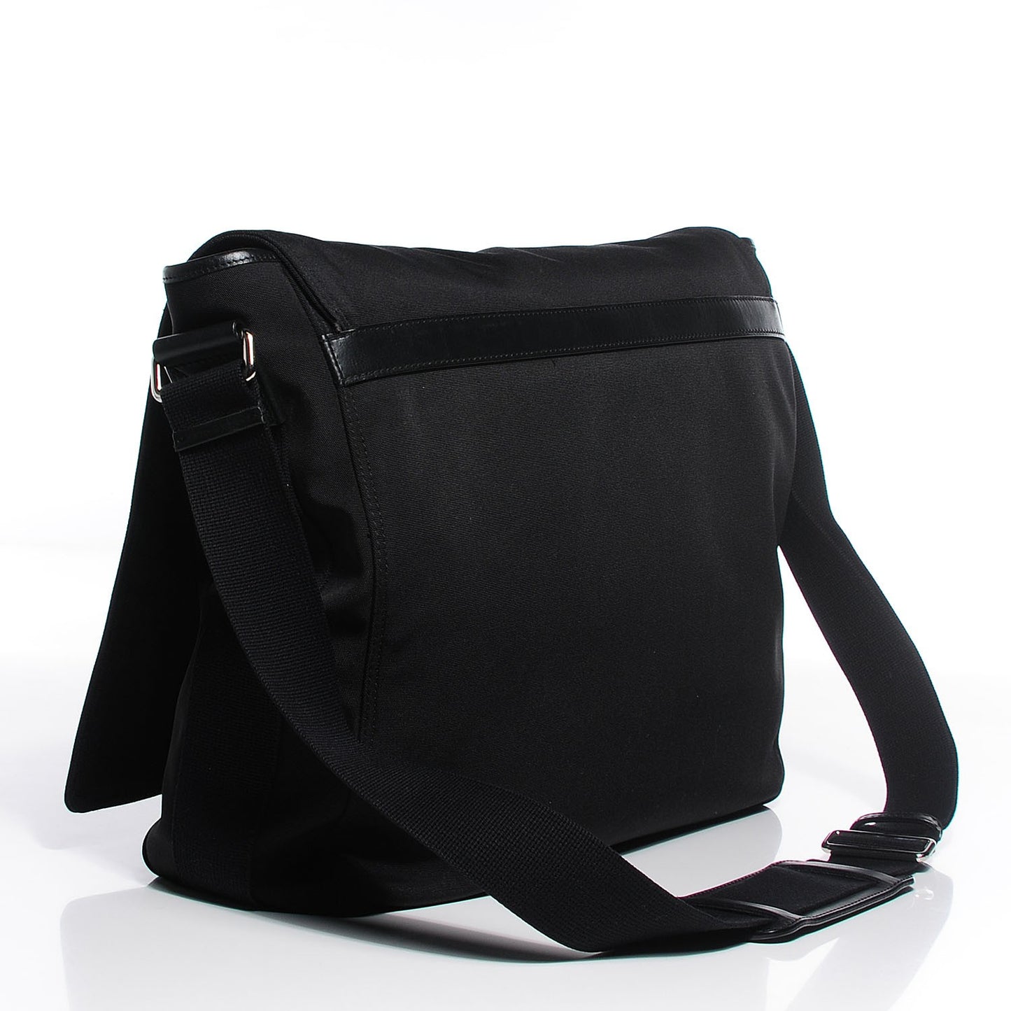 Parana Signature Web Loop Large Messenger Bag Black