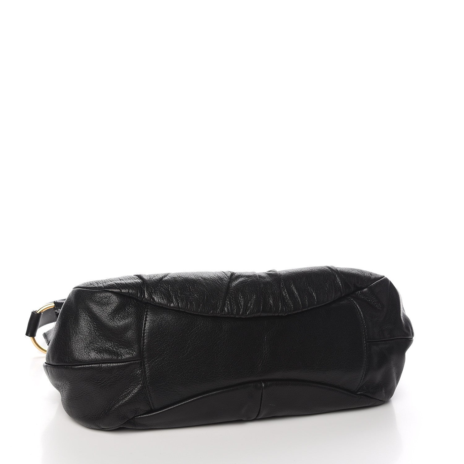 Saint Laurent Calfskin Saharienne Shoulder Bag Black 4 of 15