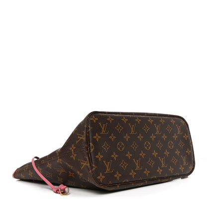 Louis Vuitton Monogram Articles de Voyage Ikat Neverfull MM Rose Velours 3 of 9