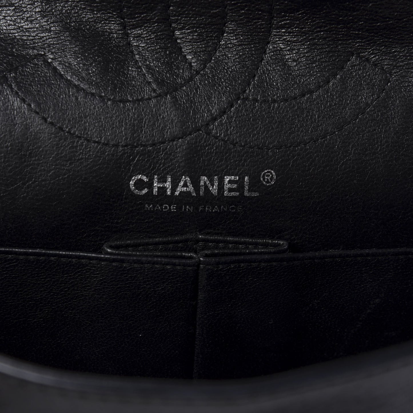 Aged Calfskin Quilted 2.55 Reissue 226 Flap So Black