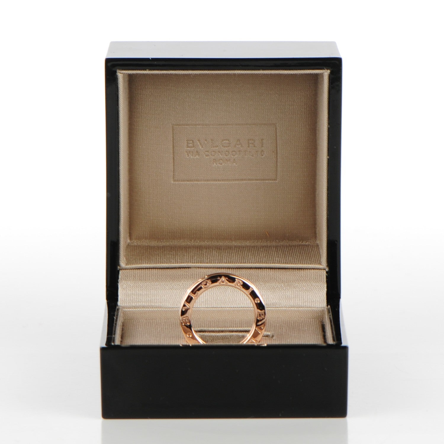 Bulgari 18K Rose Gold B.Zero1 Ring 49 4.75 6 of 6