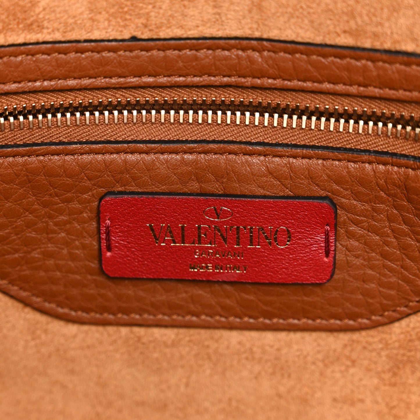 Grained Calfskin Rockstud Shoulder Tote Selleria
