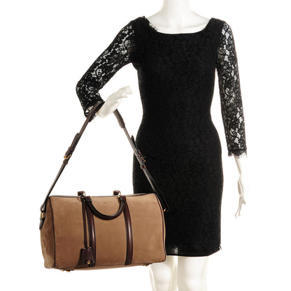 Louis Vuitton Suede Calfskin SC Bag MM BBrown 2 of 7