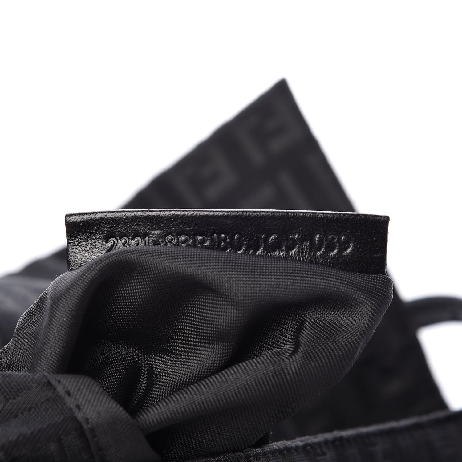 Fendi Zucchino Mini Mama Baguette Black 7 of 9