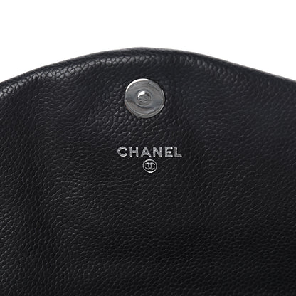 Chanel Caviar Half Moon Wallet On Chain WOC Black 6 of 11