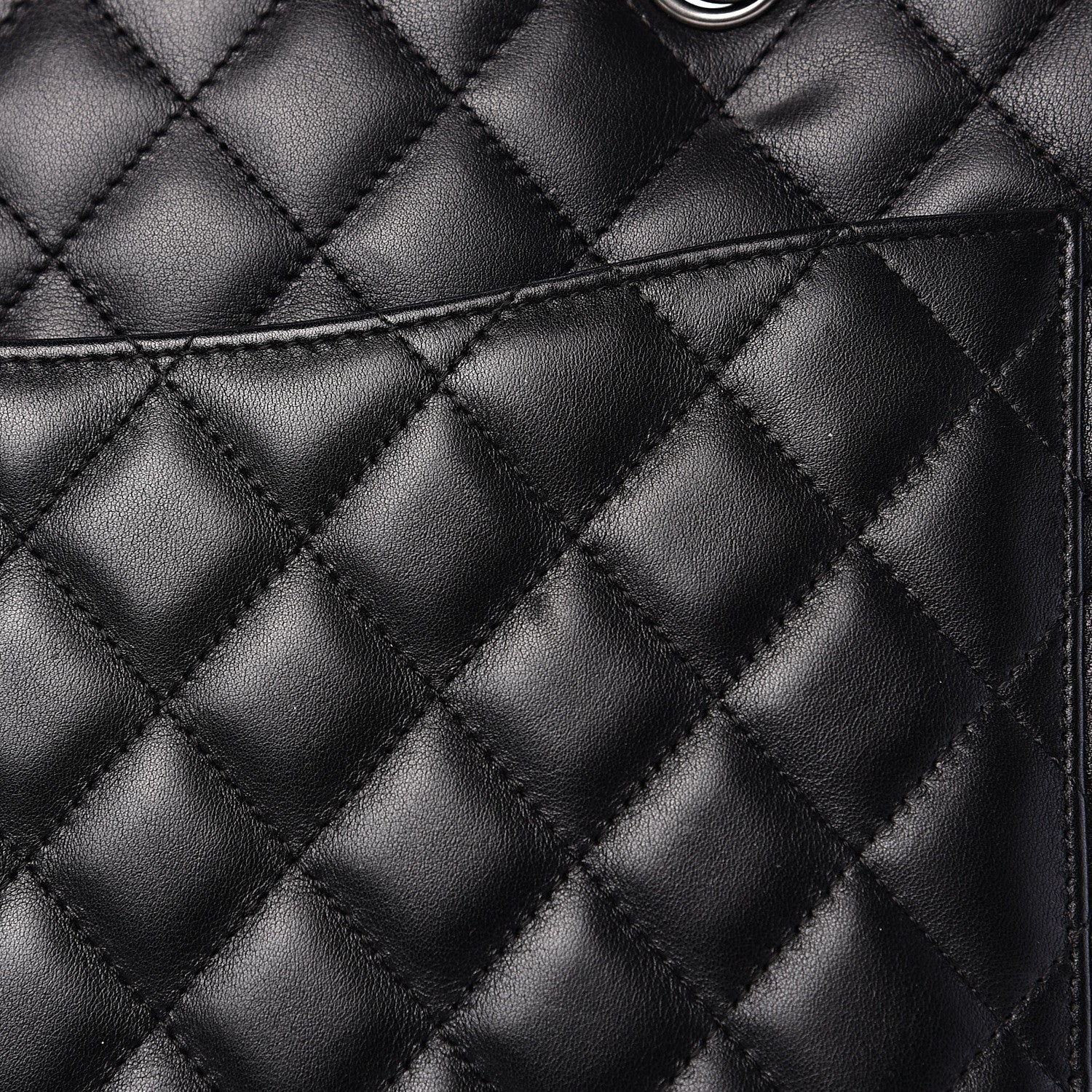 Chanel Calfskin Quilted Large Cambon Tote Black 12 of 12