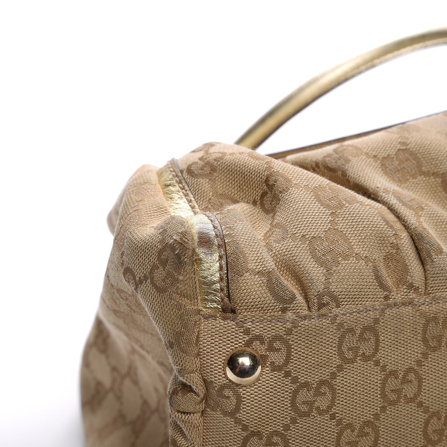 Monogram Large D Gold Hobo Gold