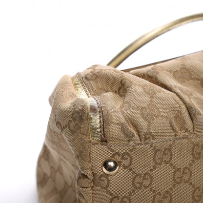 Gucci Monogram Large D Gold Hobo Gold 13 of 13