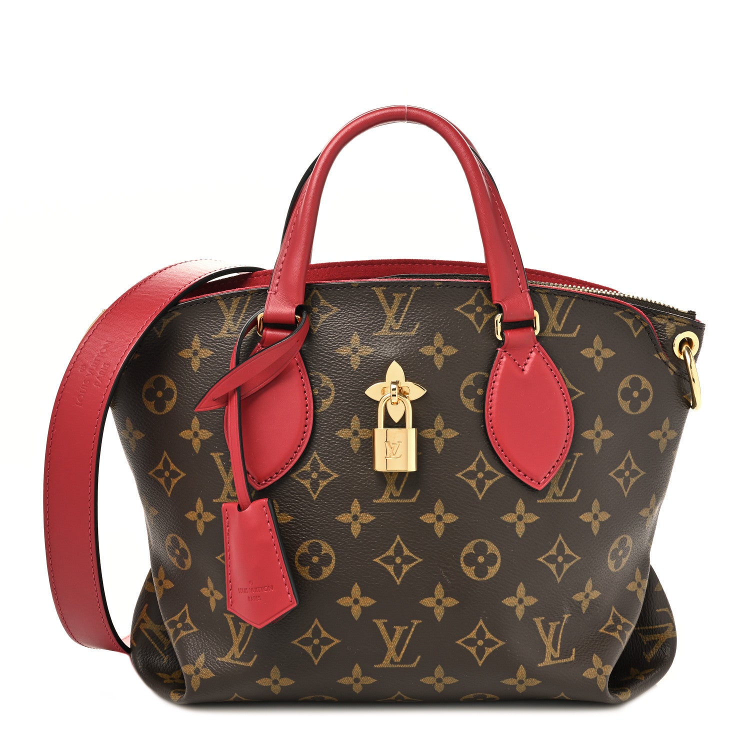 Louis Vuitton Monogram Flower Zipped Tote PM Lie de Vin 1 of 10